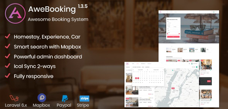 Item cover for download AweBooking - Awesome Booking System