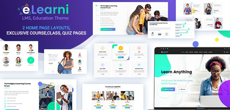 Item cover for download Online Learning & Education LMS - eLearni