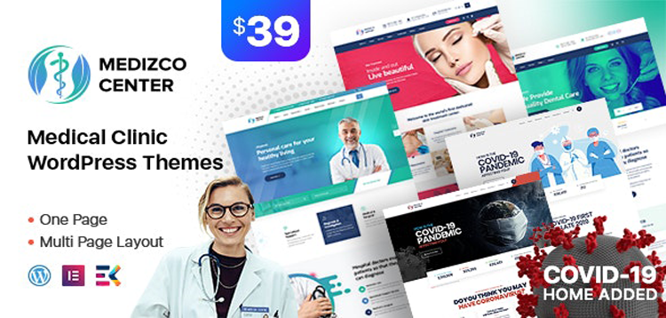 Item cover for download Medizco - Medical Health & Dental Care Clinic WordPress Theme