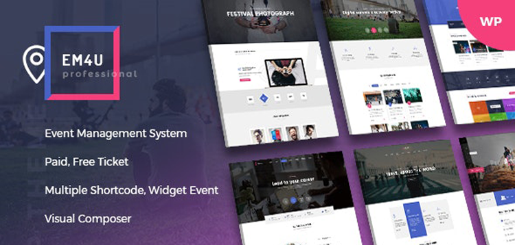 Item cover for download Events WordPress Theme for Booking Tickets - EM4U