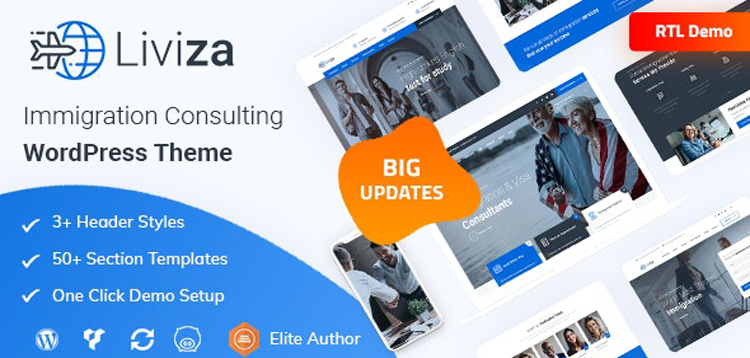 Item cover for download Liviza - Immigration Consulting WordPress Theme