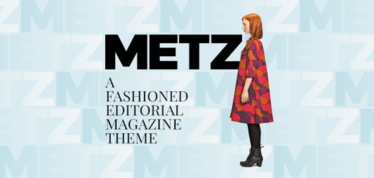 Item cover for download Metz - A Fashioned Editorial Magazine Theme