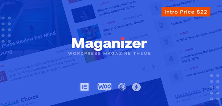 Item cover for download Maganizer - Modern Magazine WordPress Theme
