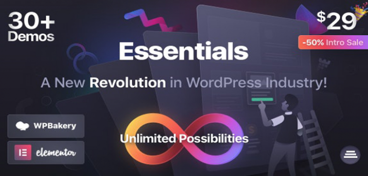 Item cover for download Essentials | Multipurpose WordPress Theme