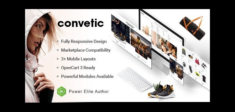 Item cover for download Convetic - Responsive Sport & Gym OpenCart 3 Theme