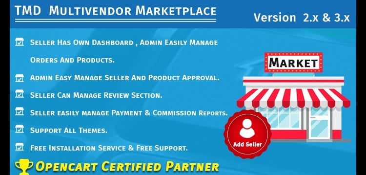 Item cover for download Multivendor Multi Seller/supplier Marketplace for Opencart