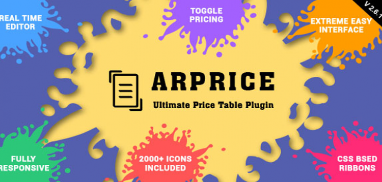 Item cover for download ARPrice - Responsive Pricing Table Plugin for WordPress