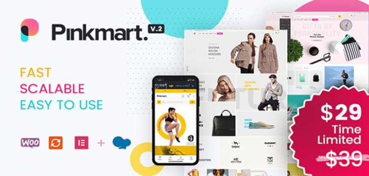 Item cover for download Pinkmart - AJAX theme for WooCommerce