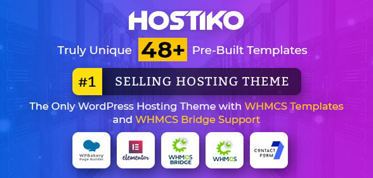Item cover for download Hostiko WordPress WHMCS Hosting Theme