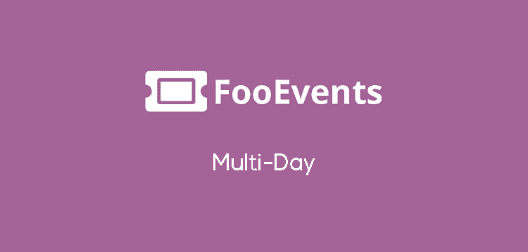Item cover for download FooEvents Multi-day