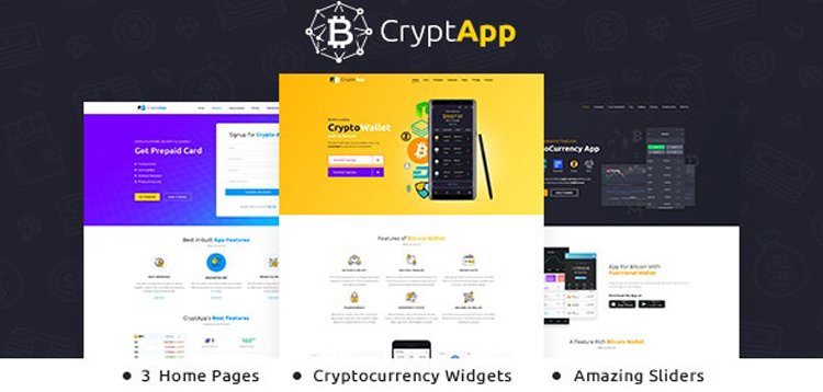 Item cover for download CryptApp - Landing Page WordPress Theme