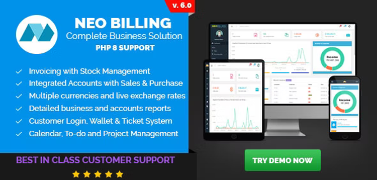 Item cover for download Neo Billing - Accounting, Invoicing And CRM Software
