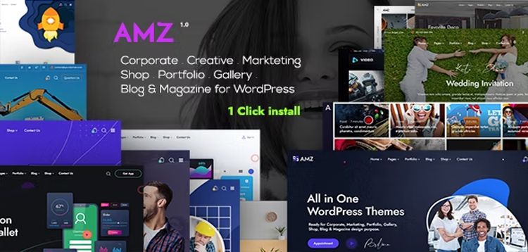 Item cover for download AMZ - All in One Creative WordPress Theme