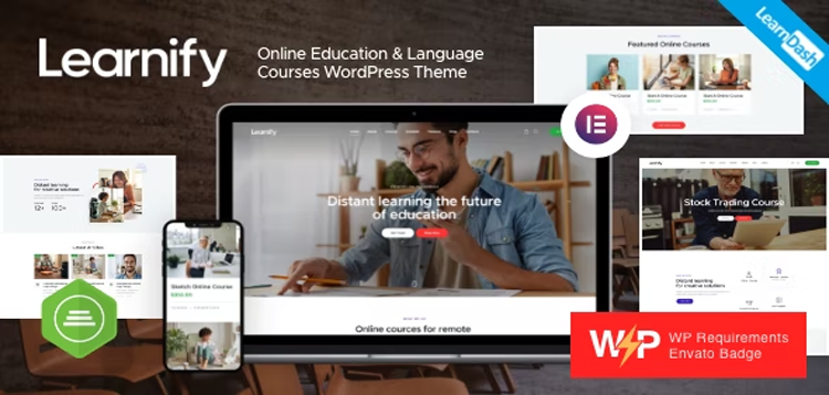 Item cover for download Learnify - Online Education Courses WordPress Theme