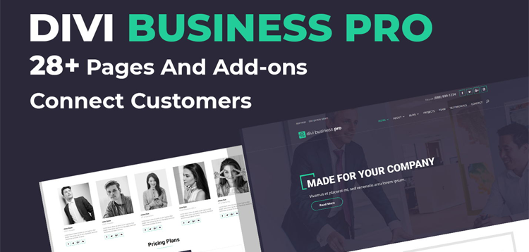 Item cover for download Divi Business Pro
