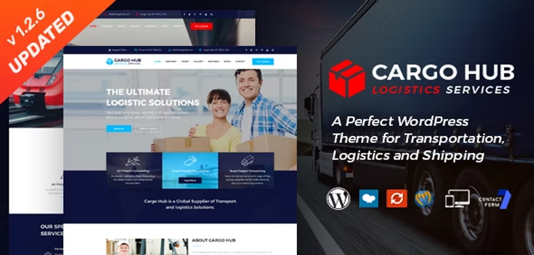Item cover for download Cargo HUB - Transportation and Logistics WordPress Theme