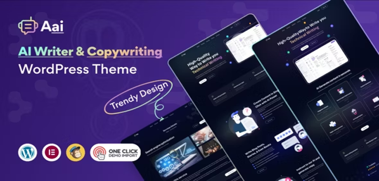 Item cover for download Aai - AI Writer & AI Copywriting Landing Page Theme
