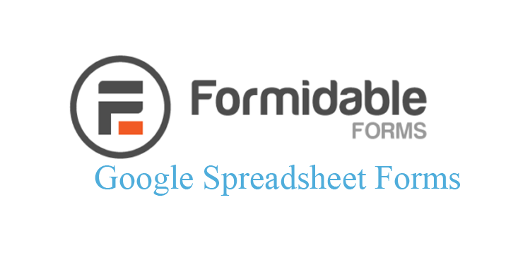 Item cover for download Formidable Google Spreadsheet Forms