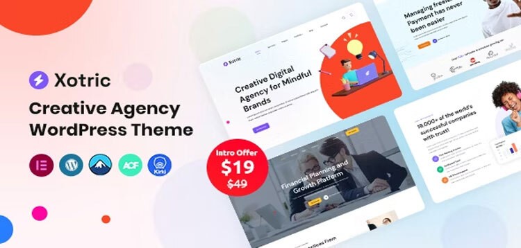 Item cover for download Xotric - Creative Agency WordPress Theme + RTL