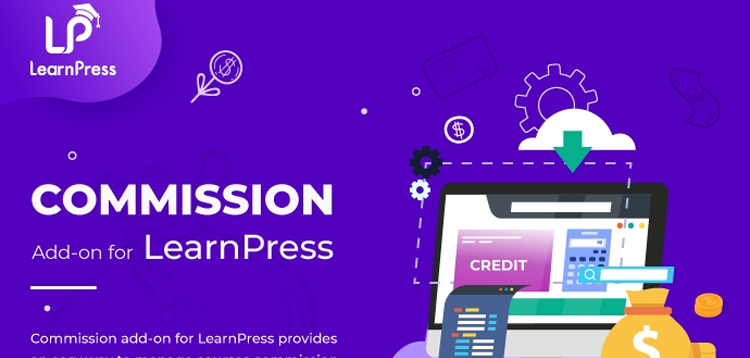 Item cover for download LearnPress Commission Add-on