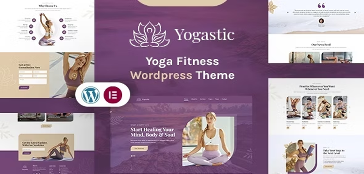 Item cover for download Yogastic | Yoga & Fitness WordPress Theme