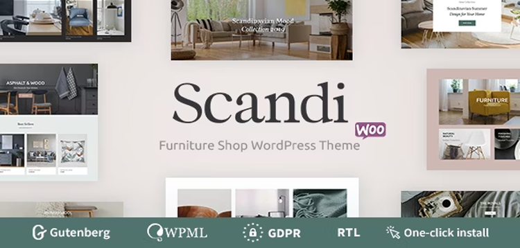 Item cover for download Scandi - Furniture Store and Home Decor Shop WooCommerce Theme
