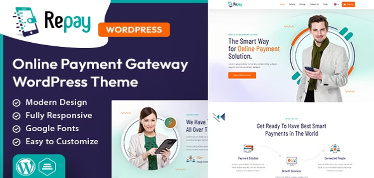 Item cover for download Repay | Payment Gateway WordPress Theme