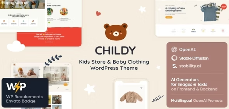 Item cover for download Childy — Kids Store & Baby Clothing WordPress Theme