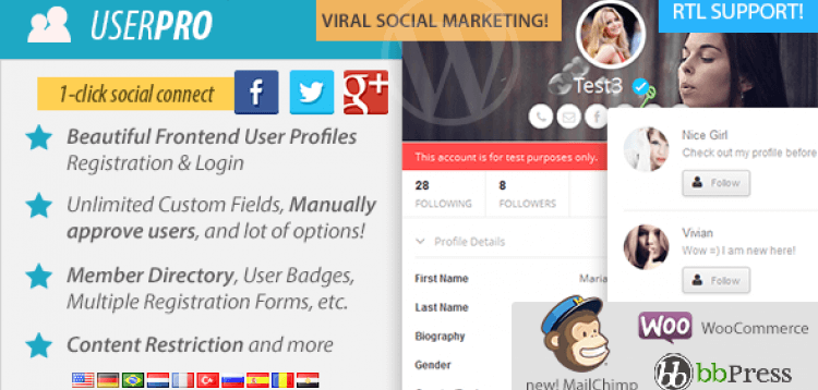 Item cover for download UserPro - User Profiles with Social Login