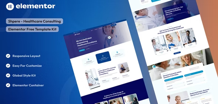Item cover for download Sphere - Healthcare Consulting Elementor Template Kit