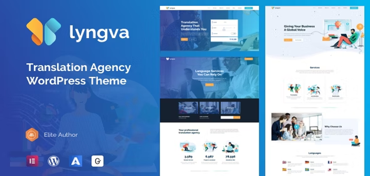 Item cover for download Lyngva- Translation Agency WordPress
