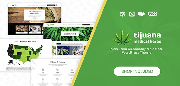 Item cover for download Tijuana- Marijuana Dispensary & Medical WordPress Theme