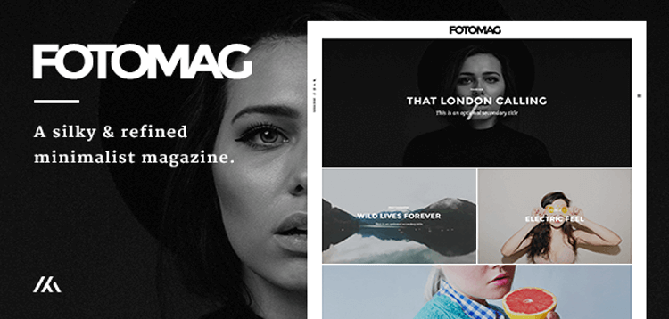Item cover for download Fotomag - A Silky Minimalist Blogging Magazine WordPress Theme For Visual Storytelling