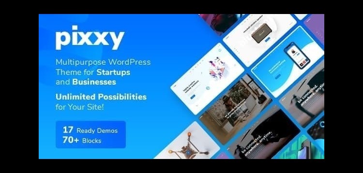 Item cover for download Pixxy - Landing Page