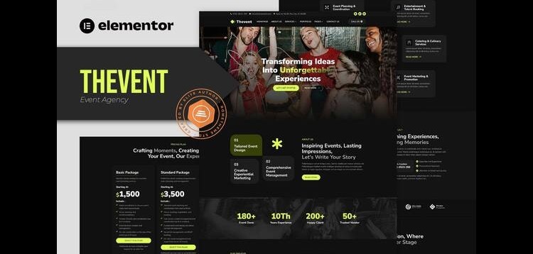 Item cover for download Thevent - Event Agency Elementor Template Kit