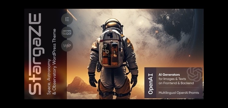 Item cover for download Stargaze - Space, Astronomy and Observatory WordPress Theme