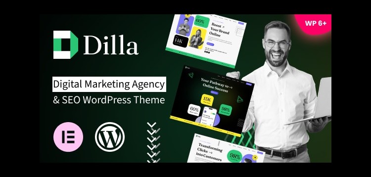 Item cover for download Dilla - Digital Marketing Agency & SEO WordPress Theme