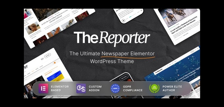 Item cover for download The Reporter - Newspaper Editorial WordPress Theme