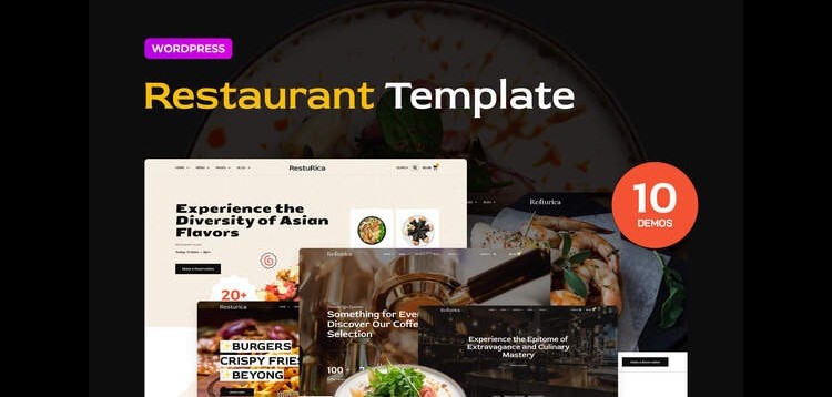 Item cover for download Resturica – Food Industry Elementor Pro Template Kit