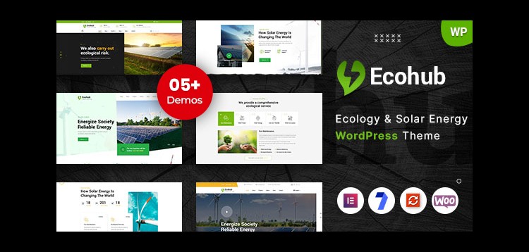 Item cover for download Ecohub - Ecology Solar WordPress Theme