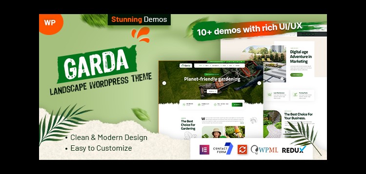 Item cover for download Garda - Gardening WordPress Theme